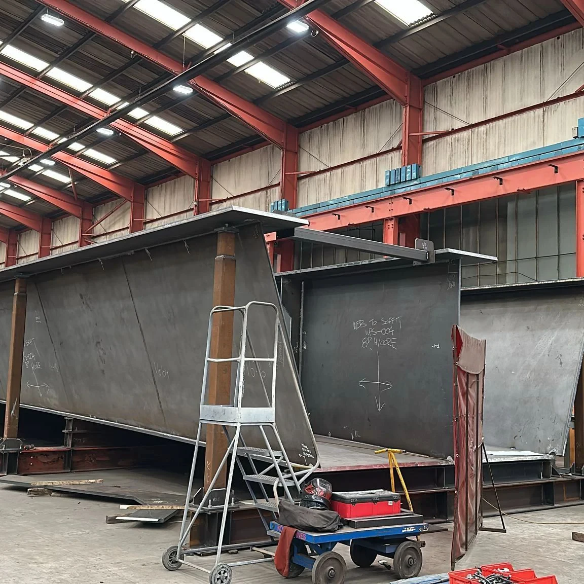Clifton bridge in fabrication 2 uai