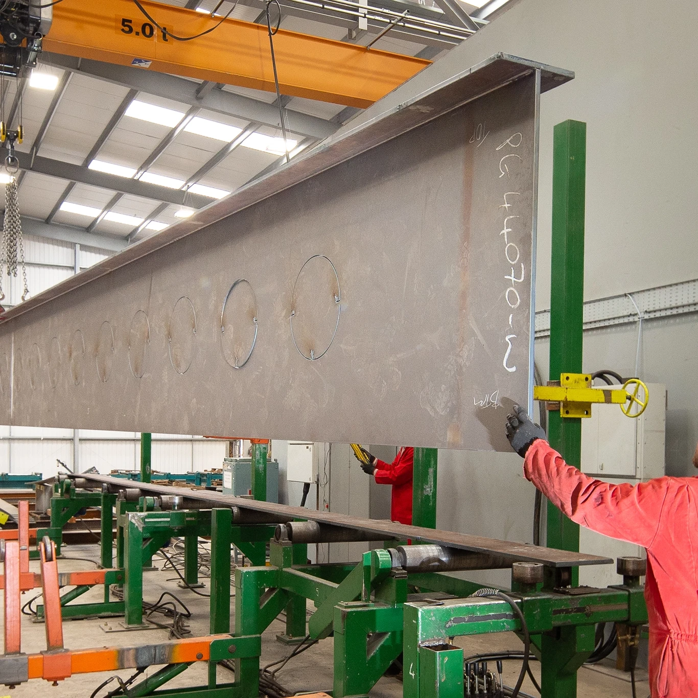 plate girders on TI machine2 1 uai