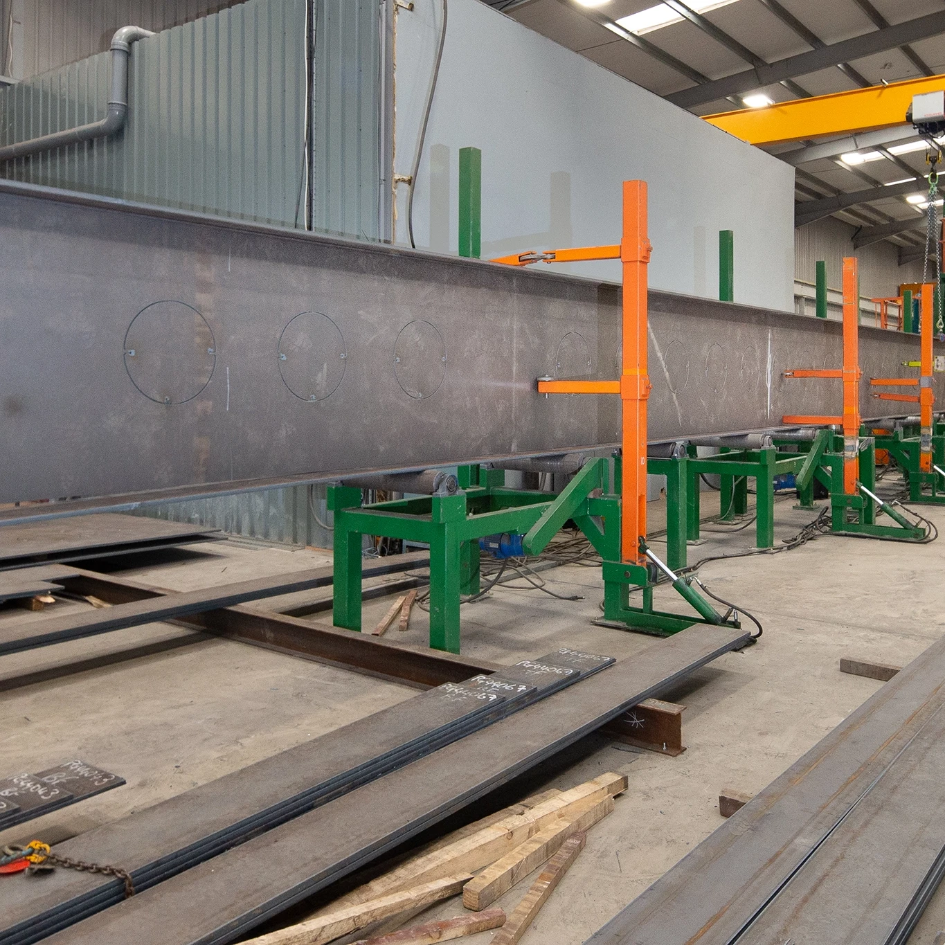 plate girders on TI machine1 uai